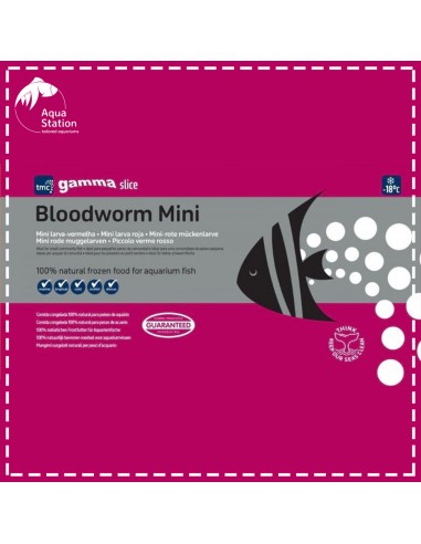 Gamma Slice Mini Bloodworm Flat pack 250g