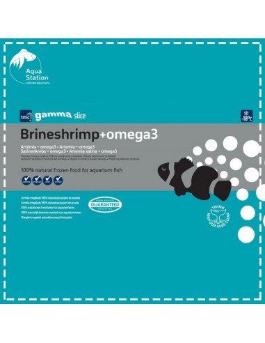 Gamma Slice Brineshrimp with Omega Flat pack 250g